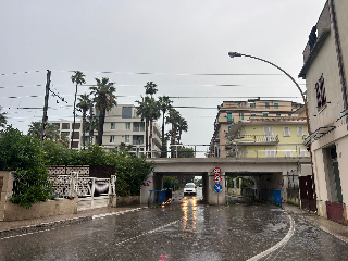 San Benedetto del Tronto, pioggia e traffico nella mattinata, a rischio i sottopassi